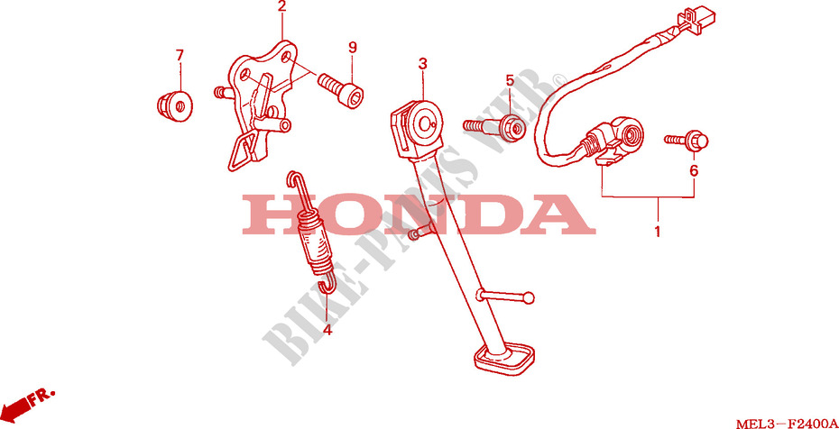 BEQUILLE pour Honda CBR 1000 RR FIREBLADE 2006