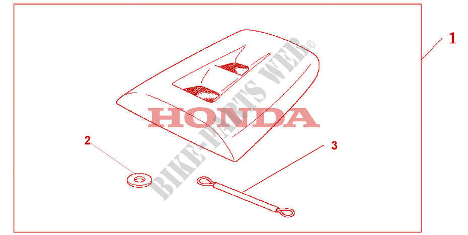 CAPOT DE SELLE pour Honda CBR 1000 RR FIREBLADE 2005