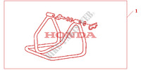 BEQUILLE ARRIERE D'ATELIER pour Honda CBR 600 RR ABS PRETO 2011