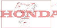 HOUSSE DE PROTECTION D'INTERIEUR pour Honda CBR 600 RR NOIRE 2011