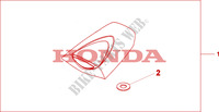SEAT COWL *NHB01* pour Honda CBR 600 RR ABS WHITE 2009