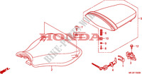 SELLE pour Honda CBR 600 RR ABS GREY ORANGE 2011