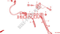 BEQUILLE pour Honda CBR 1000 RR FIREBLADE PRETO 2010