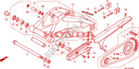 BRAS OSCILLANT pour Honda CBR 1000 RR FIREBLADE TRICOLORE 2010