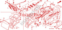 FEU ARRIERE(CBR1000RR8,9/RA9) pour Honda CBR 1000 RR FIREBLADE 2008