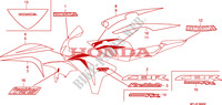 RAYURE/MARQUE(1) pour Honda CBR 1000 RR FIREBLADE ABS NOIRE 2011