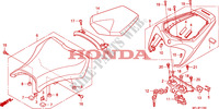 SELLE pour Honda CBR 1000 RR FIREBLADE ABS REPSOL 2011