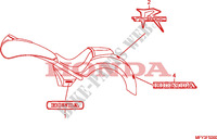 EMBLEME/MARQUE(VT1300CR/CRA) pour Honda VT 1300 C ABS 2011