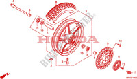 ROUE AVANT(VT1300CR/CRA) pour Honda VT 1300 C ABS 2010