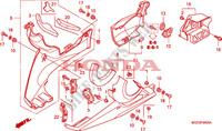 CARENAGES INFERIEUR pour Honda VFR 1200 DCT 2010