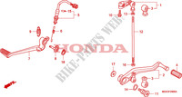 PEDALE pour Honda VFR 1200 F 2010