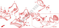 CLIGNOTANT pour Honda CBF 1000 F ABS 98HP 2011