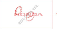 COUVERCLE DE CARTER PEARL COOL WHITE pour Honda CBF 1000 F ABS 98HP 2010
