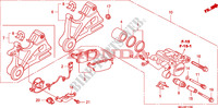 ETRIER DE FREIN ARRIERE pour Honda CBF 1000 F ABS 98HP 2011