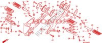 REPOSE PIED pour Honda CBF 1000 F ABS 98HP 2010