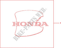TAPIS TOP CASE 35L pour Honda CBF 1000 F 2010