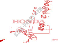 TE DE FOURCHE pour Honda CBF 1000 F ABS TS 2011