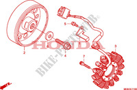 ALTERNATEUR pour Honda CBF 600 NAKED 2010