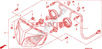 PROJECTEUR(CBF600S/SA) pour Honda CBF 600 FAIRING ABS 2011