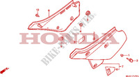 COUVERCLES LATERAUX pour Honda XR 600 R 1990