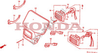 PHARE pour Honda XR 600 R 1988