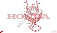 CYLINDRE pour Honda XBR 500 27HP 1987
