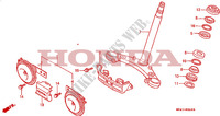 TE DE FOURCHE pour Honda XBR 500 27HP 1986
