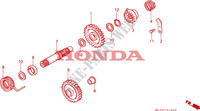 AXE DE KICK pour Honda CR 500 R 1991