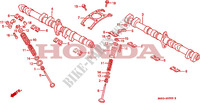 ARBRE A CAMES   SOUPAPE pour Honda HURRICANE 1000 CBR 1989