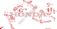 BEQUILLE(CBR1000FK) pour Honda CBR 1000 2 BULB HEADLIGHT 1989