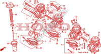CARBURATEUR (PIECES CONSTITUTIVES) pour Honda CBR 1000 1991
