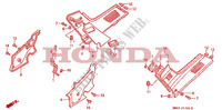 COUVERCLE LATERAL(CBR1000FK) pour Honda HURRICANE 1000 CBR 1989
