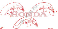 GARDE BOUE AVANT pour Honda VT 1100 SHADOW 1993