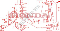 MAITRE CYLINDRE FREIN AR.(XL600VM/VN/VP/VR) pour Honda TRANSALP 600 27HP 1991