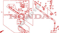 MAITRE CYLINDRE FREIN AV.(XL600VM/VN/VP) pour Honda TRANSALP 600 1992