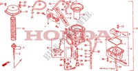CARBURATEUR pour Honda DOMINATOR 650 27HP 1990
