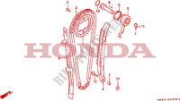 CHAINE DE DISTRIBUTION   TENDEUR pour Honda DOMINATOR 650 27HP 1991
