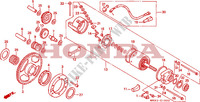 DEMARREUR pour Honda DOMINATOR 650 27HP 1988