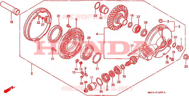 COUPLE CONIQUE Honda MOTO 800 PC800 1989  PC800K