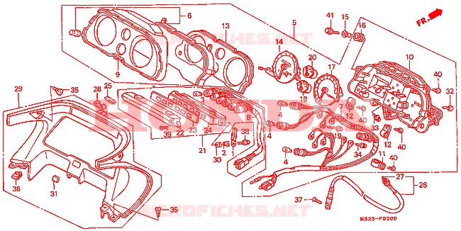 COMPTEUR Honda MOTO 1000 CBR 1990  CBR1000FL