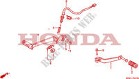 PEDALE(VFR750FR/FS/FT/FV) pour Honda VFR 750 1995