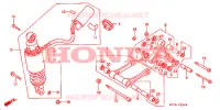 AMORTISSEUR ARRIERE pour Honda NR 750 1992