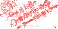 BOITE DE VITESSES pour Honda NR 750 1992
