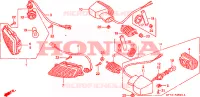 CLIGNOTANT pour Honda NR 750 1992