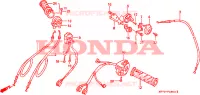 COMMODO   LEVIER   CABLE pour Honda NR 750 1992