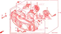 PHARE pour Honda NR 750 1992