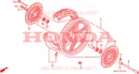ROUE AVANT pour Honda NR 750 1992
