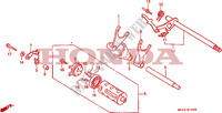BARILLET DE SELECTION pour Honda AFRICA TWIN 750 1992