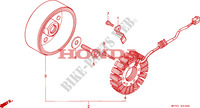 ALTERNATEUR pour Honda CBR 600 34HP 1996