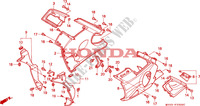 CARENAGES INFERIEUR pour Honda CBR 600 F2 1991